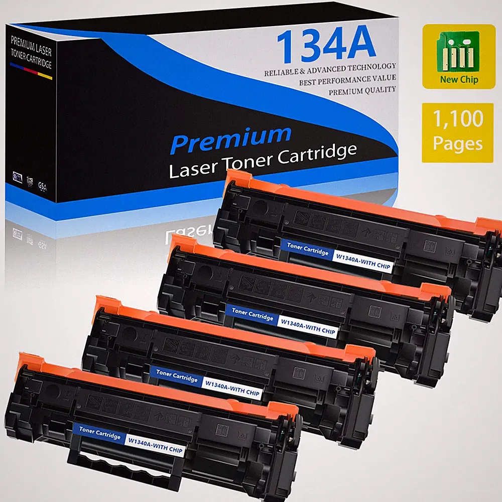 4PK W1340A 134A Toner Cartridge for HP LaserJet 209dw MFP M234dw M234sdw Printer