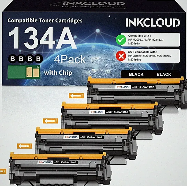 134A W1340A Toner With Chip For HP 134X LaserJet M209dw M234dw M234sdw Printers