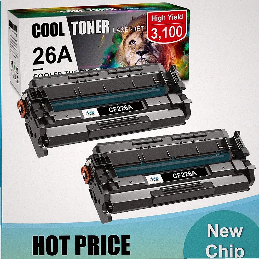 2PK CF226A Toner Cartridge for HP 26A Toner LaserJet M402n M426fdw M426fdn M402d
