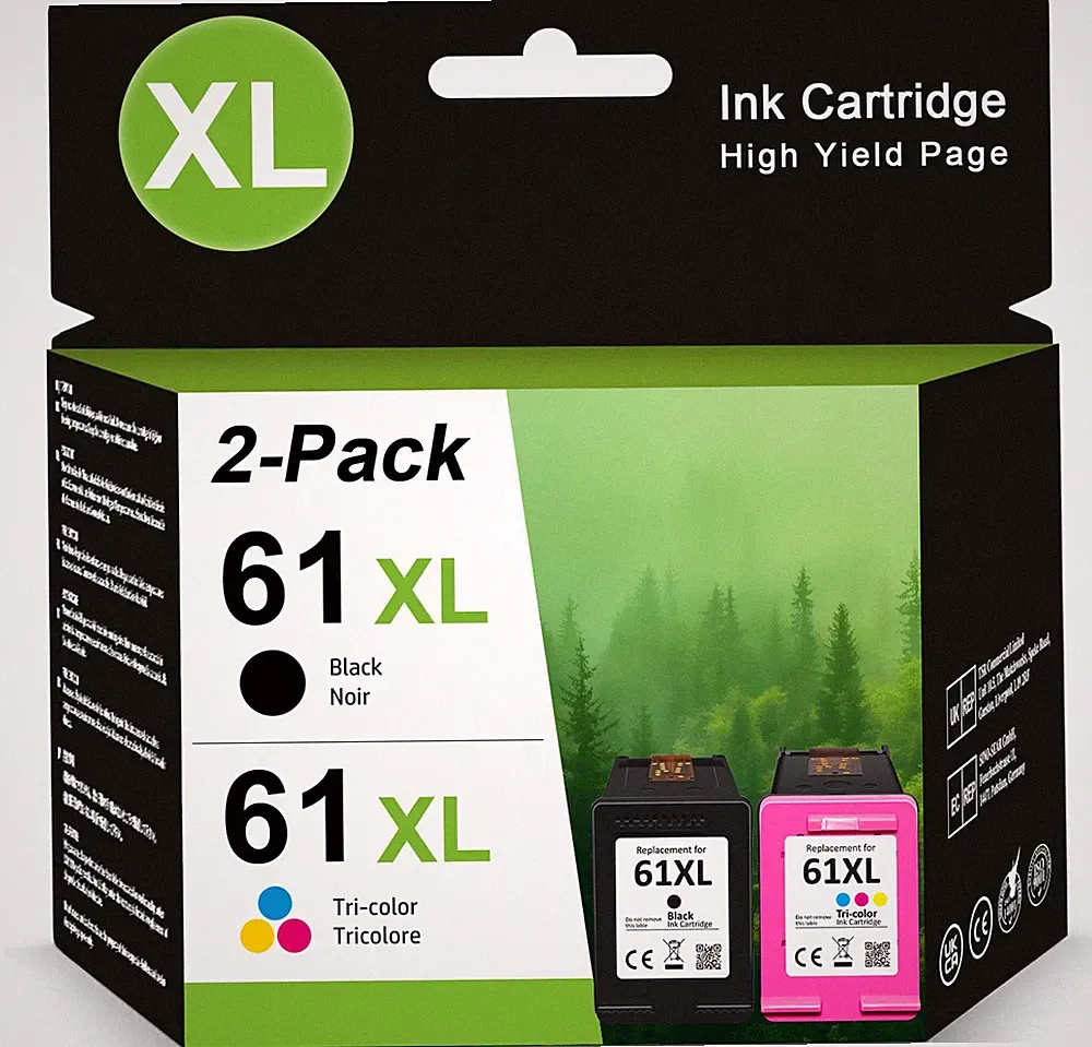 61XL 61 XL Ink Cartridge For HP 61 ENVY 4500 4501 4502 4504 5530 5535 Printer