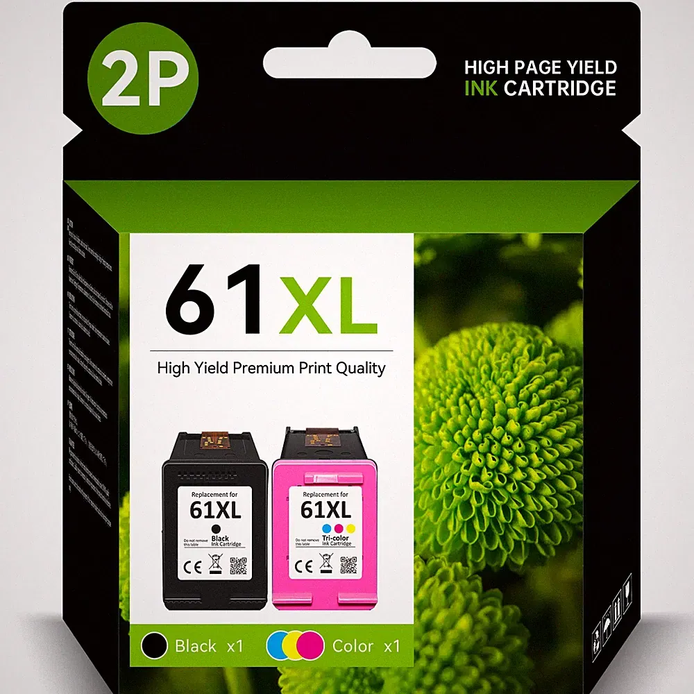 61XL 61-XL Ink Cartridges for HP ENVY 4500 4501 4502 5530 5531 5532 5535 Printer