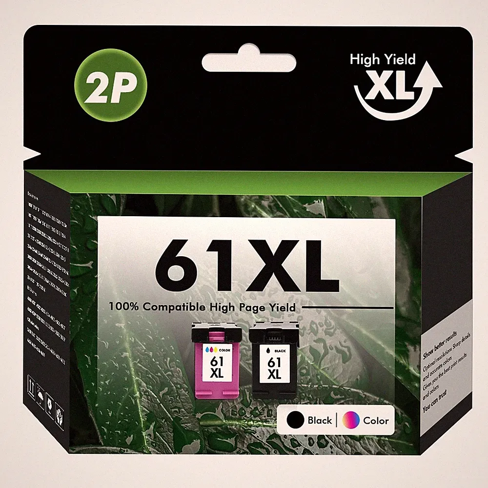 61XL 61 XL Ink Printer Cartridges For HP ENVY 5530 5531 5535 4500 4501 4502 4504