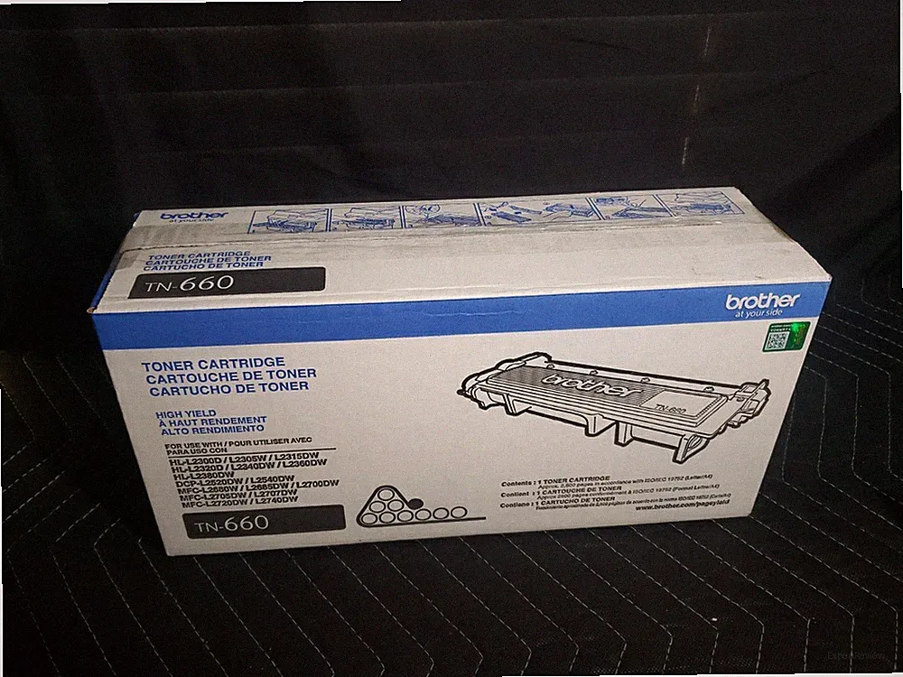 Brother TN660 Black Toner Cartridge