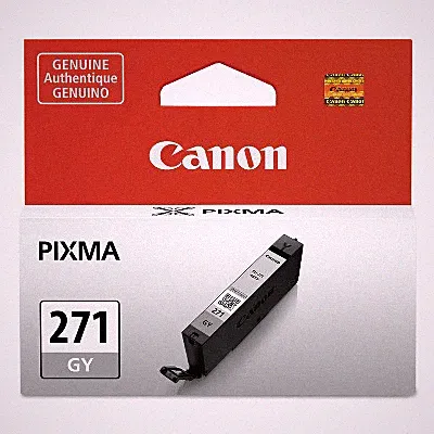 Canon PIXMA 271 CLI-271 Gray Gy Ink Tank Printer Print Cartridge Genuine NEW