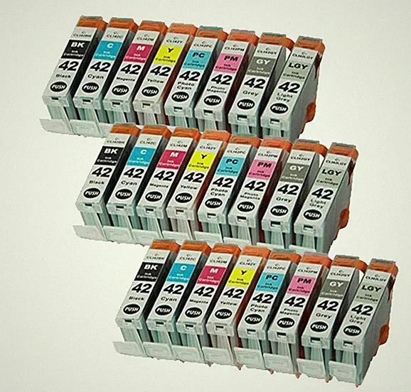 Print Inkjet Cartridges For CLI-42 CLI 42 Canon Pixma PRO-100 Pro-100S Printer