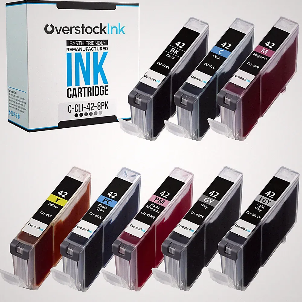 Compatible CLI-42 Ink Cartridges Lot for Canon 42 Fits PIXMA PRO-100 Printer