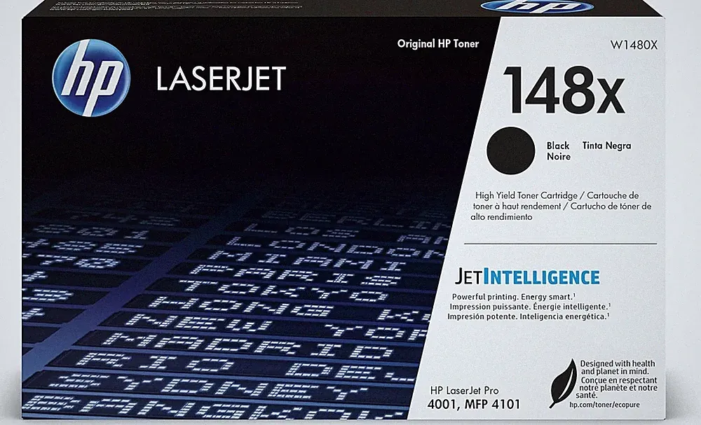 HP 148X Black Laserjet Toner Cartridge | W1480X Laserjet Pro 4001, MFP 4101