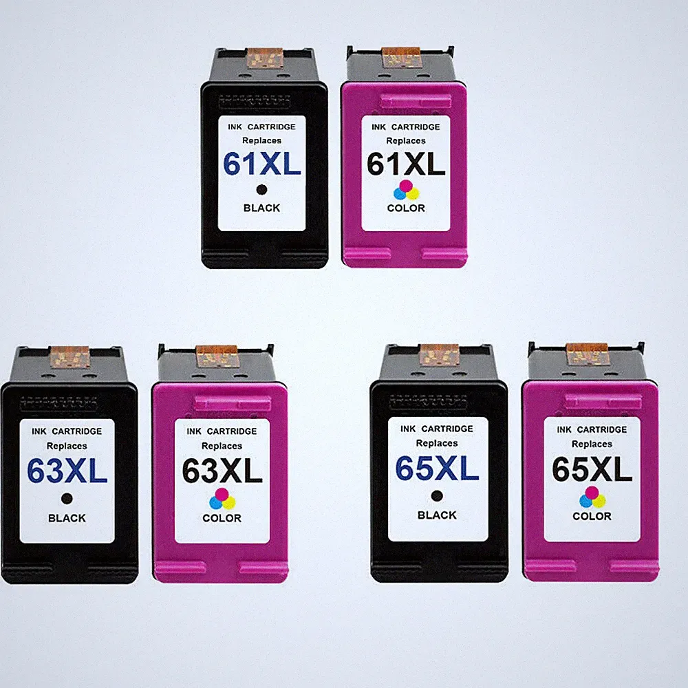 Ink Cartridge Black Color For HP 74XL HP 61XL HP 63XL HP 65XL - New Chip