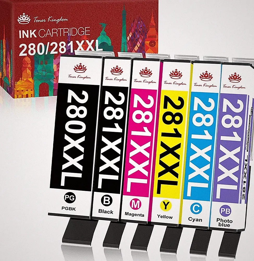 Ink Cartridge for Canon PGI-280XXL CLI-281XXL PIXMA TR7520 TR8520 TS9120 TS8220