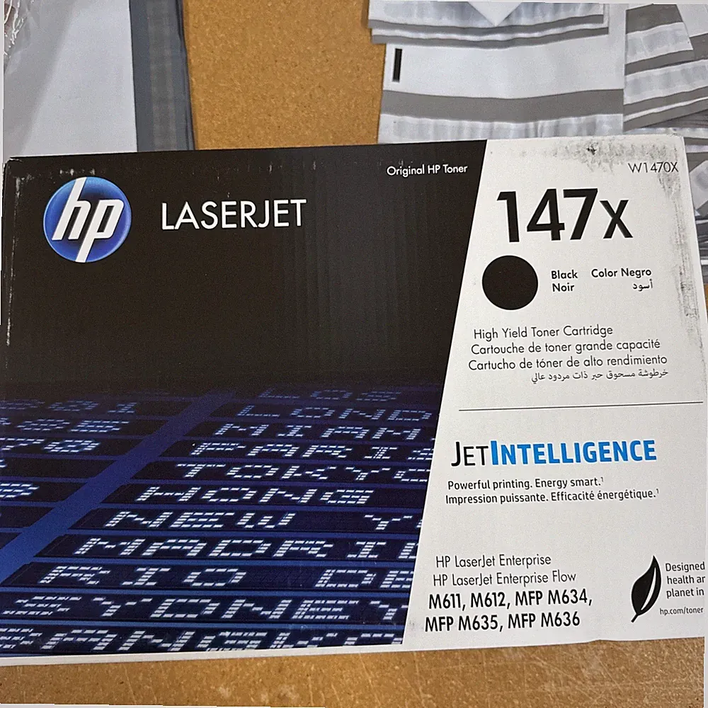 New HP 147x W1470X Black Toner Cartridge