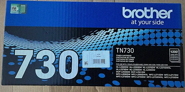NEW SEALED Genuine Brother TN730 Black Toner Cartrdge N1809 C0
