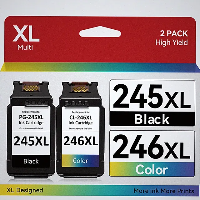 PG-245XL CL-246XL Ink Cartridge for Canon PIXMA MG2522 MG2520 TR4500 MX490 MX492
