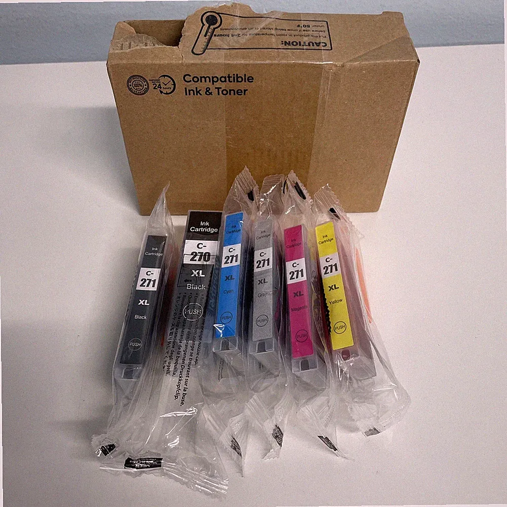 S SMARTOMNI Compatible 270 271 XL Ink Cartridge Replacement for Canon PGI-270XL
