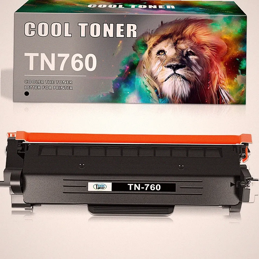 TN760 Toner Cartridge Compatible for Brother MFC-L2710DW MFC-L2750DW Printer