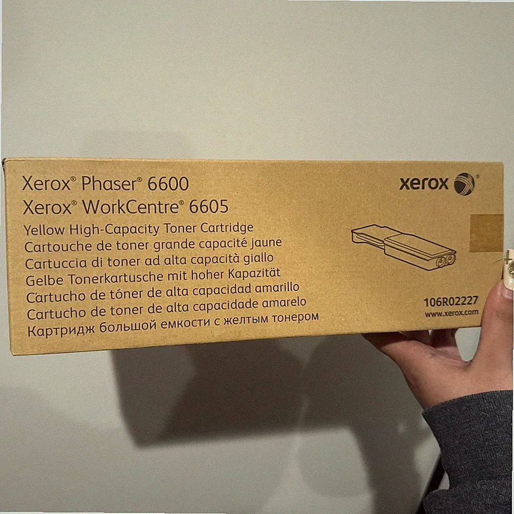 Xerox Printer Ink Toner Cartridge Sealed phaser 6600 Work Centre 6605 set of 3!
